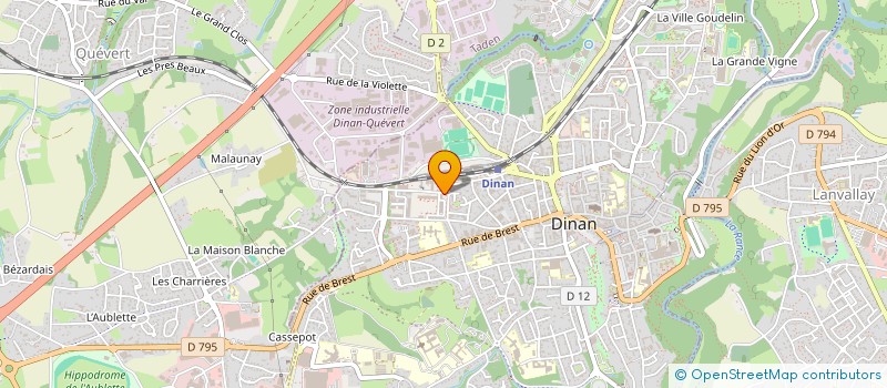 localisation de l'entreprise CABINET D EXPERTISE ET DE DIAGNOSTICS IMMOBILIERS MARCHAND MALOISEL à DINAN