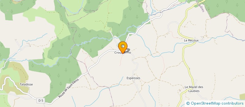 localisation de l'entreprise CABINET D'EXPERTISE ET DE GESTION DE LA LOZERE à LACHAMP-RIBENNES