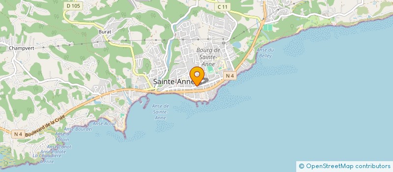 localisation de l'entreprise CABINET D EXPERTISE FONCIER à SAINTE-ANNE