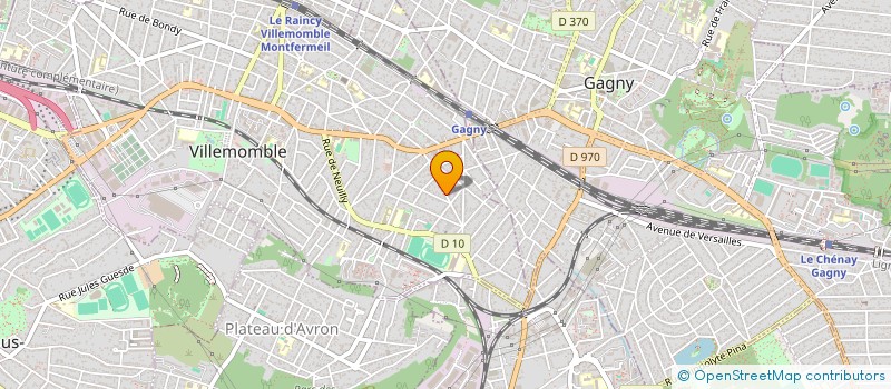 localisation de l'entreprise CABINET D'EXPERTISE HAUTIN à VILLEMOMBLE