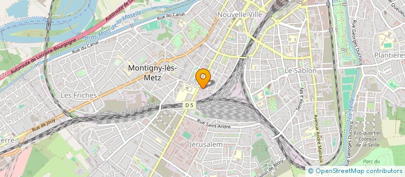 localisation de l'entreprise CABINET D EXPERTISE J. DESSAUGER  METZ