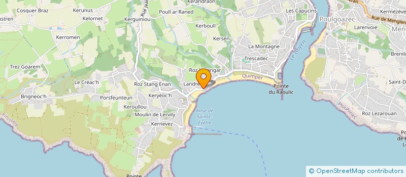localisation de l'entreprise CABINET D'EXPERTISE MARITIME BLANKEN GUILLOU à DOUARNENEZ