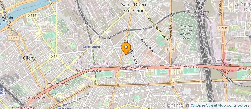 localisation de l'entreprise CABINET D EXPERTISE SAINT CAST à SAINT-OUEN-SUR-SEINE
