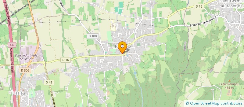 localisation de l'entreprise CABINET D'EXPERTISE VOUTAY BORDET à CHASSELAY