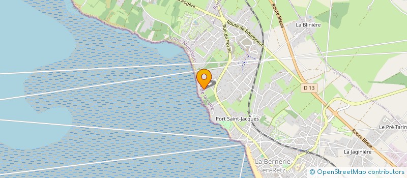 localisation de l'entreprise CABINET D EXPERTISES B.S.H.  LA BERNERIE-EN-RETZ