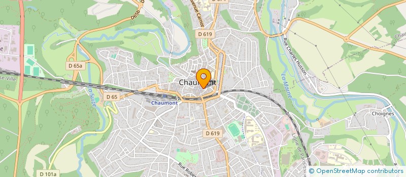 localisation de l'entreprise CABINET D EXPERTISES CONSTANT à CHAUMONT
