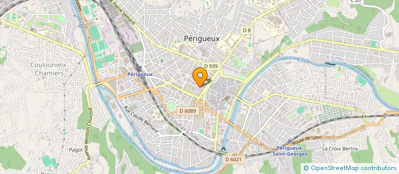 localisation de l'entreprise CABINET D'EXPERTISES FONCIERES BRUNO DENEUVILLE à PERIGUEUX