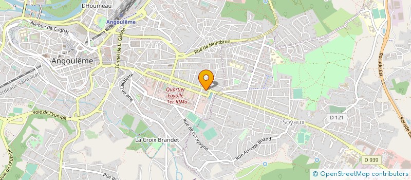 localisation de l'entreprise CABINET D'EXPERTISES MARCHANDISE ET INDUSTRIE à ANGOULEME