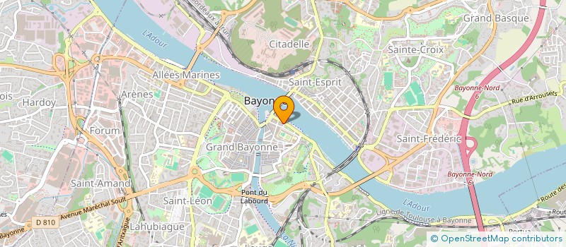 localisation de l'entreprise CABINET D EXPERTISES MICHEL VANVINCQ à BAYONNE