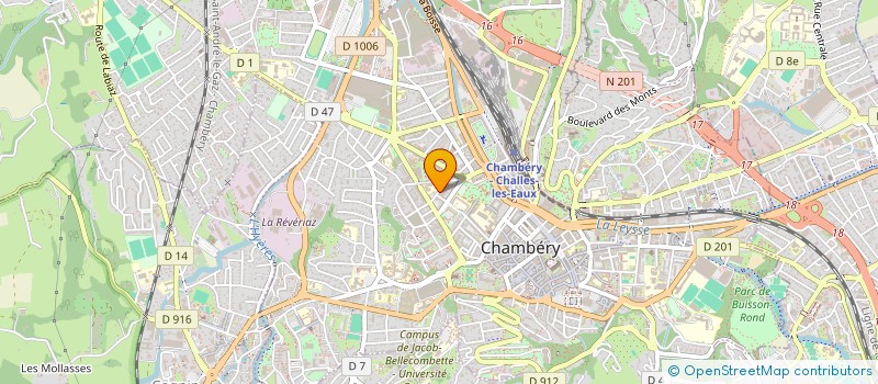 localisation de l'entreprise CABINET D EXPERTISES PAVLIDES à CHAMBERY