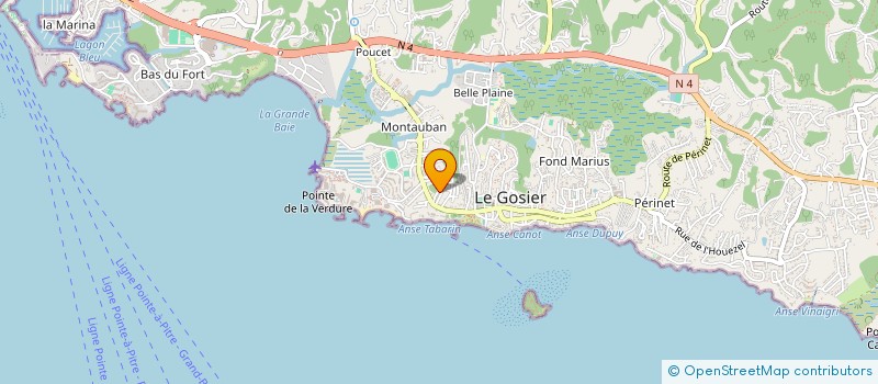 localisation de l'entreprise CABINET D EXPERTISESS MEDICALES à LE GOSIER