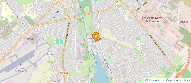 localisation de l'entreprise CABINET D'IMAGERIE DU VAL D'AURON  BOURGES