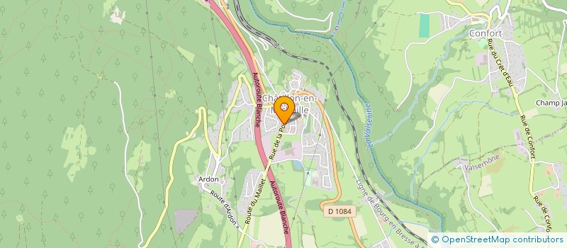 localisation de l'entreprise CABINET D'INFERMIERE PERNOD GOY à VALSERHONE