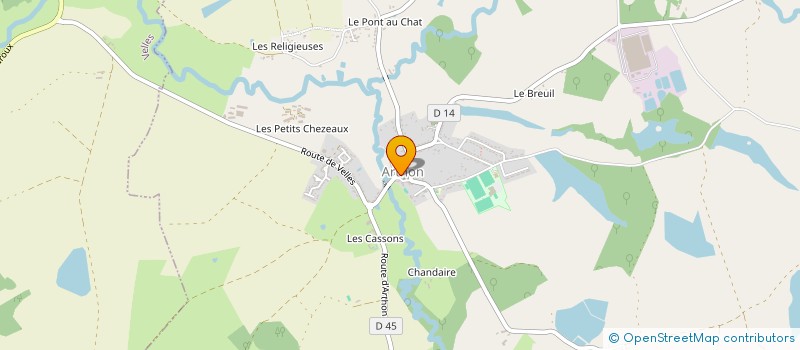 localisation de l'entreprise CABINET D'INFIRMIER ARTHONNAIS à ARTHON
