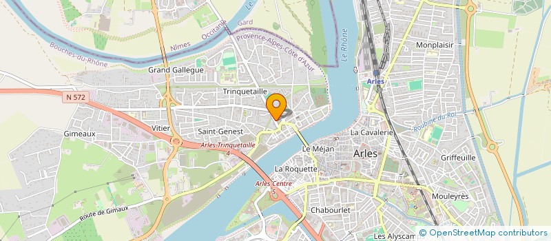 localisation de l'entreprise CABINET D'INFIRMIER BRUELLE à ARLES