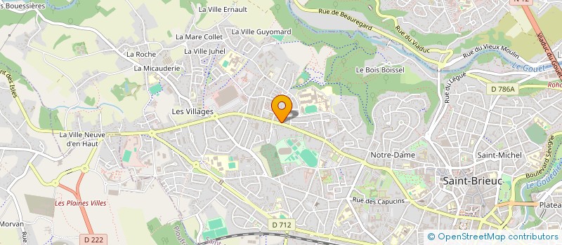 localisation de l'entreprise CABINET D'INFIRMIER DE L'ATLANTIQUE à SAINT-BRIEUC
