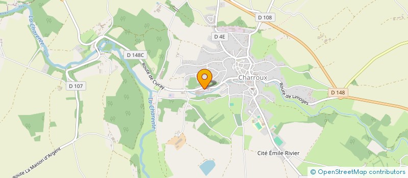 localisation de l'entreprise CABINET D INFIRMIER LE LYS D OR  CHARROUX