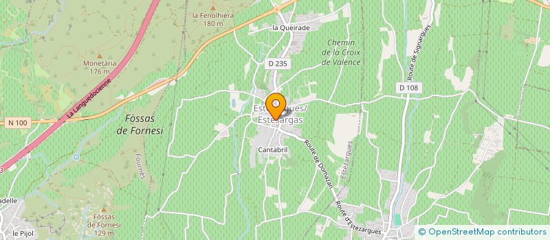 localisation de l'entreprise CABINET D'INFIRMIER MICKAEL NANTA  ESTEZARGUES