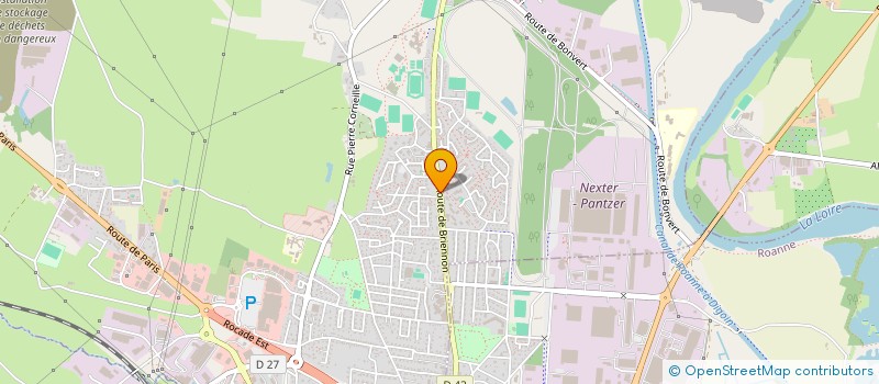 localisation de l'entreprise CABINET D'INFIRMIER SOPHIE BOUQUIN PALLUET  MABLY