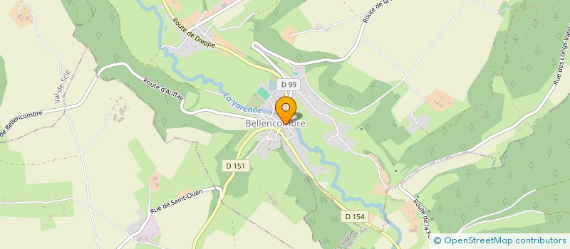 localisation de l'entreprise CABINET D'INFIRMIERE HERICHER-LAJEANNE  BELLENCOMBRE