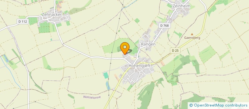 localisation de l'entreprise CABINET D'INFIRMIERE NATHALIE KERN  HOHENGFT