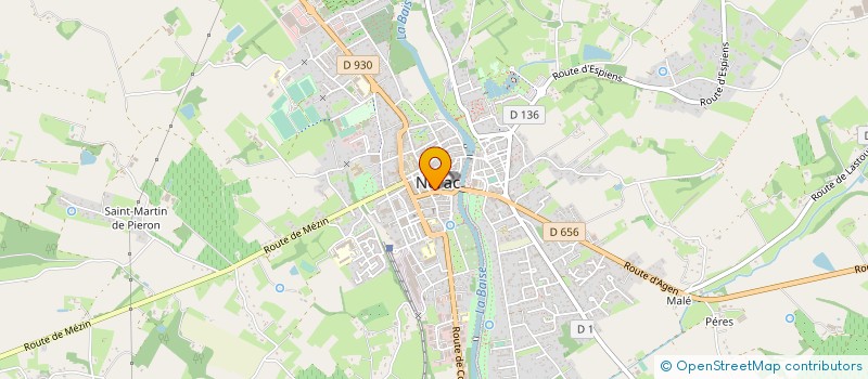 localisation de l'entreprise CABINET D'INFIRMIERE NEGRONI à NERAC