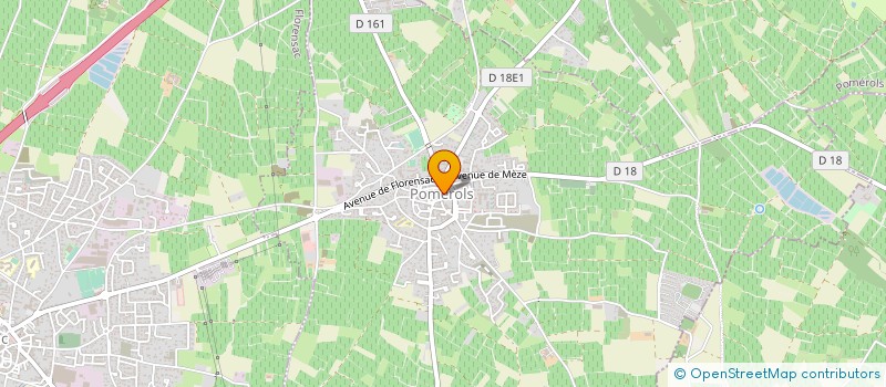 localisation de l'entreprise CABINET D'INFIRMIERES CARDA-PERRIER  POMEROLS