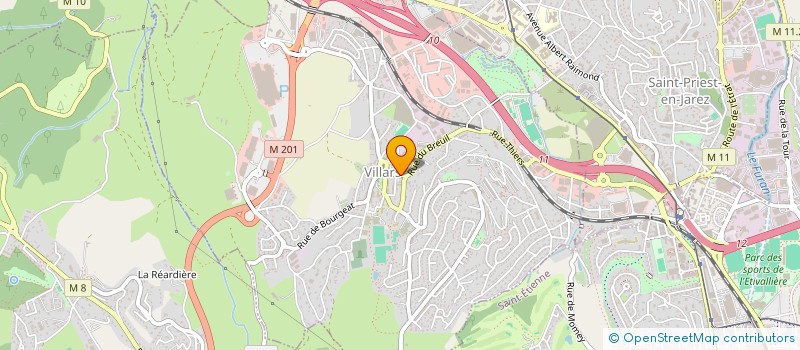 localisation de l'entreprise CABINET D'INFIRMIERES GAREL MURE  VILLARS