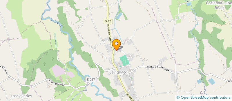 localisation de l'entreprise CABINET D'INFIRMIERES LIBERALES 14 BD ALSACE LORRAINE PAU 64000  SEVIGNACQ