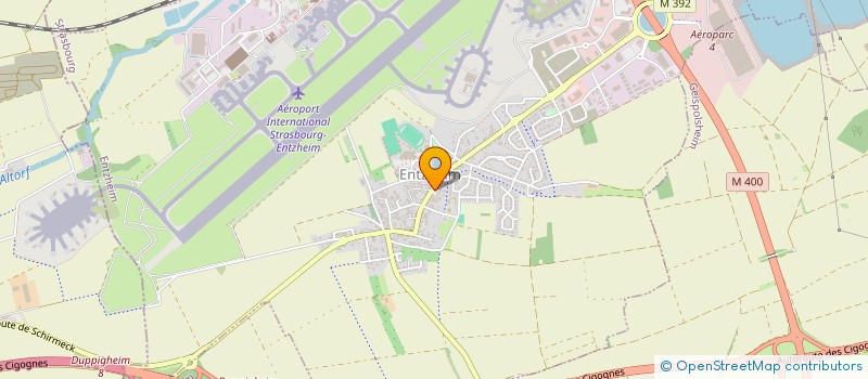 localisation de l'entreprise CABINET D'INFIRMIERES LORENTZ ET LE TIEC  ENTZHEIM