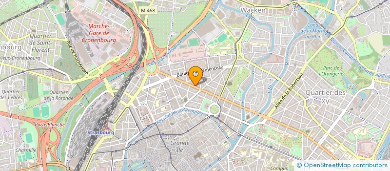 localisation de l'entreprise CABINET D'INFIRMIERES RAABE + VERNIER à STRASBOURG