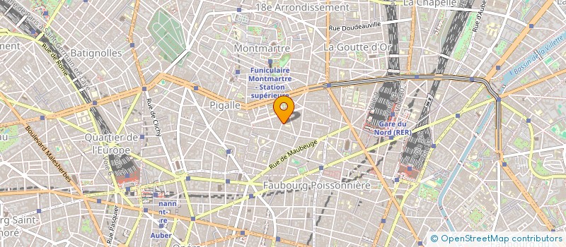 localisation de l'entreprise CABINET D INFIRMIERS 62 RUE RODIER  PARIS