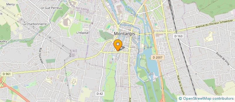 localisation de l'entreprise CABINET D'INFIRMIERS DE MONTARGIS à MONTARGIS