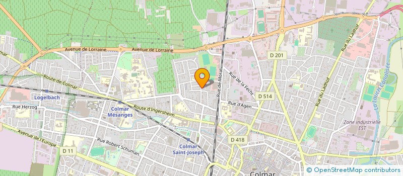 localisation de l'entreprise CABINET D'INFIRMIERS LIBERAUX LES 3 FRONTIERES  COLMAR