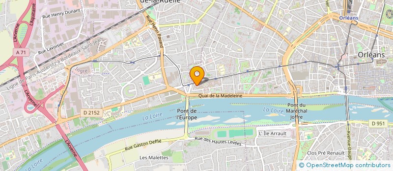 localisation de l'entreprise CABINET D'INVESTIGATION DE RECHERCHES ET DE RENSEIGNEMENTS à ORLEANS
