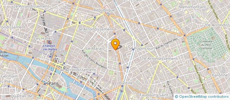localisation de l'entreprise CABINET D.LUCIGNY à PARIS