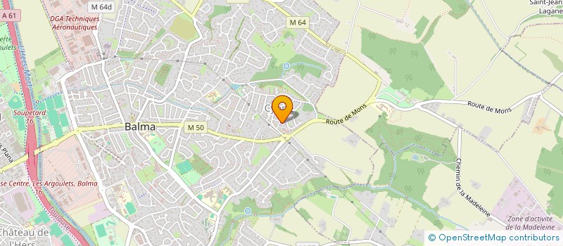 localisation de l'entreprise CABINET D'OPHTALMOLOGIE DU CYPRIE  BALMA