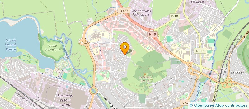 localisation de l'entreprise CABINET D'OPHTALMOLOGIE DU DOCTEUR VIOTTE à VESOUL