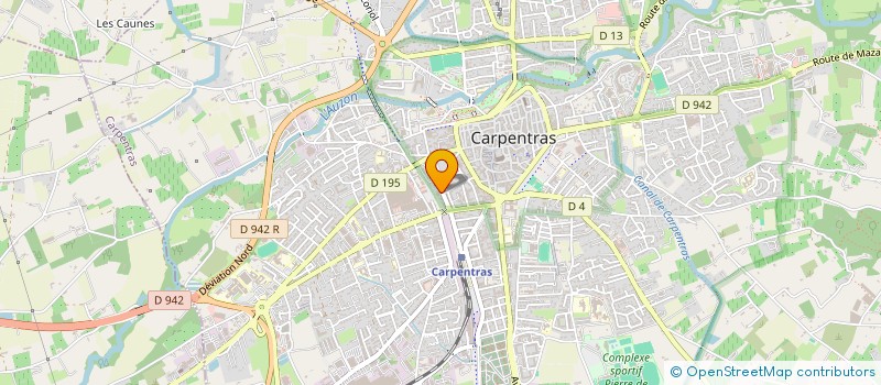 localisation de l'entreprise CABINET D'OPHTALMOLOGIE DU JARDIN DES BUIS à CARPENTRAS