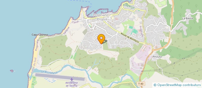 localisation de l'entreprise CABINET D'OPHTAMOLOGIE DU VALINCO à PROPRIANO
