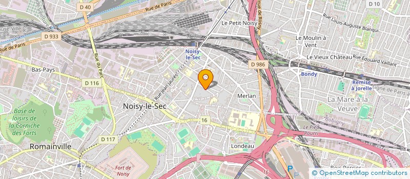 localisation de l'entreprise CABINET D'ORGELI à NOISY-LE-SEC