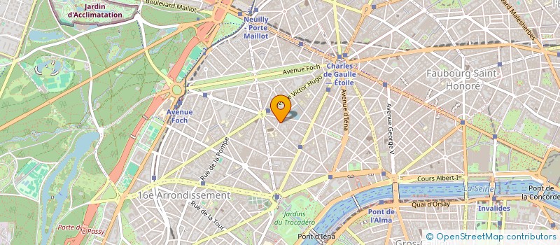 localisation de l'entreprise CABINET D'ORMANE à PARIS