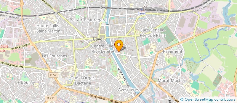localisation de l'entreprise CABINET D ORNANO BRICEAG à LAVAL