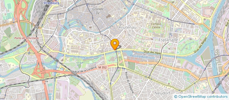 localisation de l'entreprise CABINET D'ORTHODONTIE DU DOCTEUR BRUNO GROLLEMUND à STRASBOURG