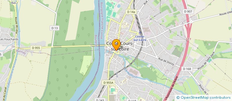 localisation de l'entreprise CABINET D'ORTHOPHONIE à COSNE-COURS-SUR-LOIRE
