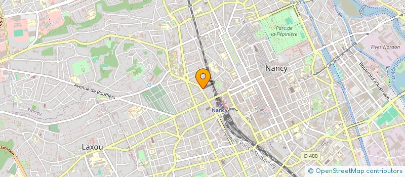 localisation de l'entreprise CABINET D ORTHOPHONIE ET DE PODOLOGIE  NANCY