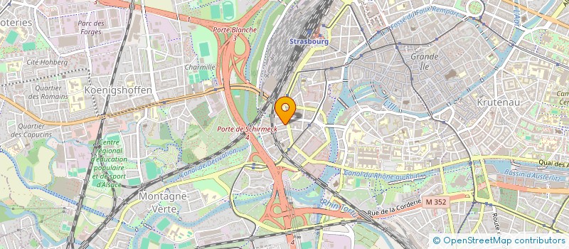 localisation de l'entreprise CABINET D'ORTHOPHONIE JULIE FIORINDO ET PIERRE OLIVIER FRANCOIS  STRASBOURG