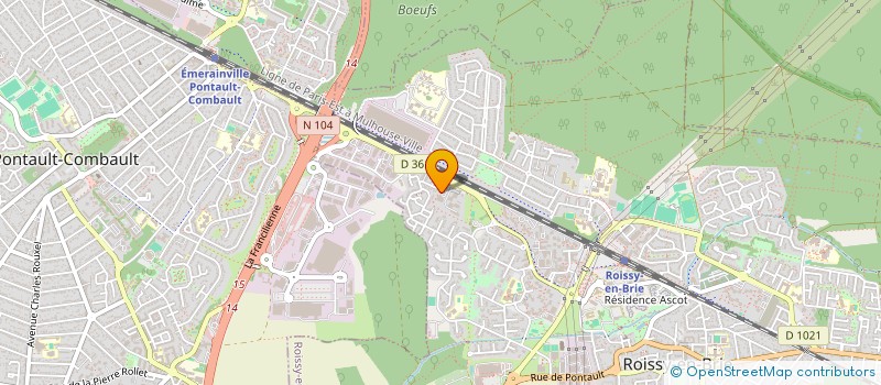 localisation de l'entreprise CABINET D'ORTHOPTIE NGUYEN  ROISSY-EN-BRIE