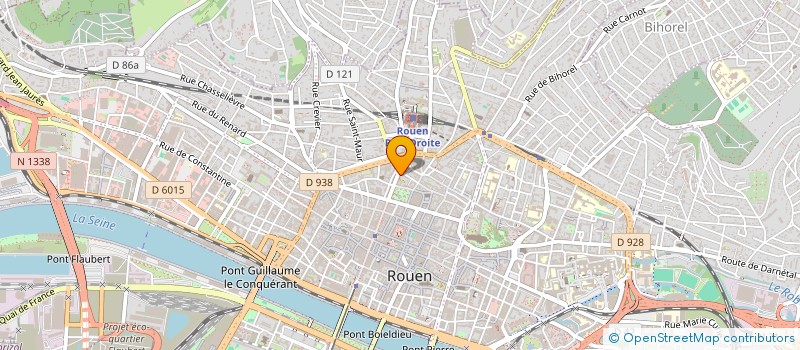 localisation de l'entreprise CABINET D'ORTHOPTISTE JEANNE D'ARC à ROUEN