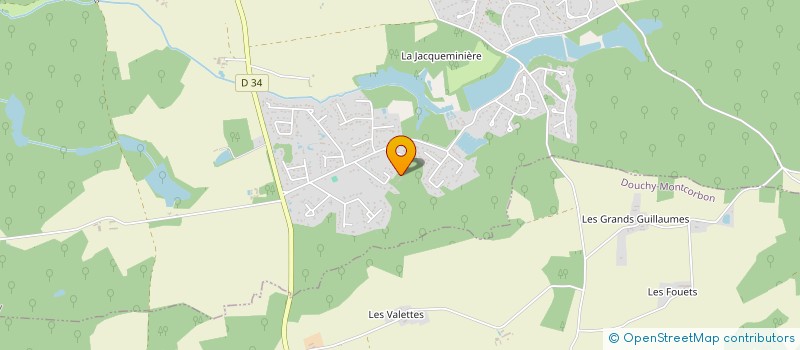 localisation de l'entreprise CABINET D'OSTEOPATHIE COURTENAY à COURTENAY